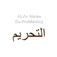 66. At-Tahrim (La Prohibición)